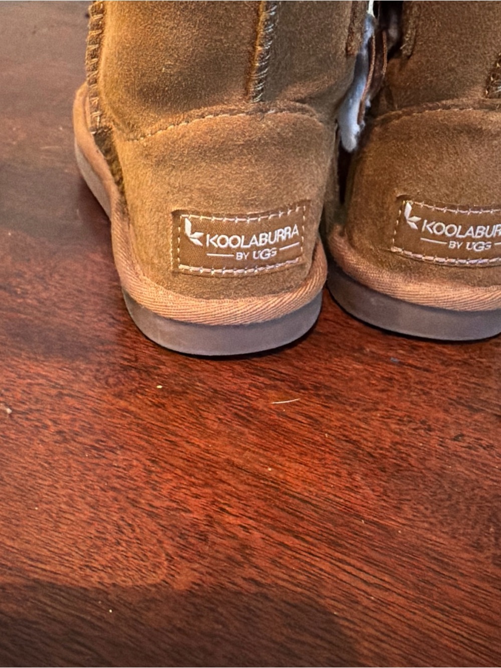 Koolaburra Kids Brown Suede Cozy Boot